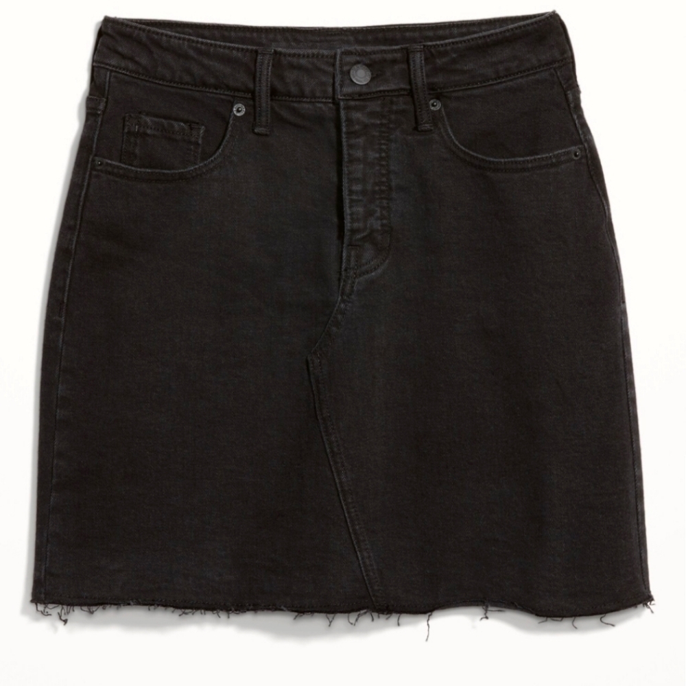Old Navy High Rise Denim mini skirt size 28